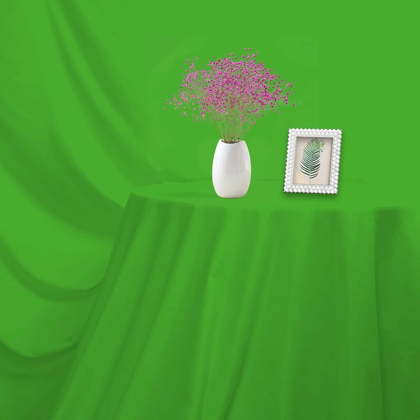 Green Screen Photo Backdrop for Photoshoot Green Background for Photography Photo Backdrop Curtain for Party 5x7 FT