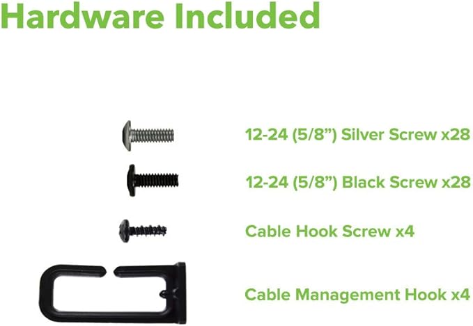 NavePoint 13U 2 Post Open Frame Server Rack for 19 Inch Equipment, AV, Networking, Data & IT Devices, 2-Post Rack 13U 661lbs Weight Capacity, Black