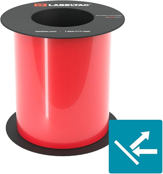 LabelTac LT9 Reflective Tape Supply 6" x 75' Red