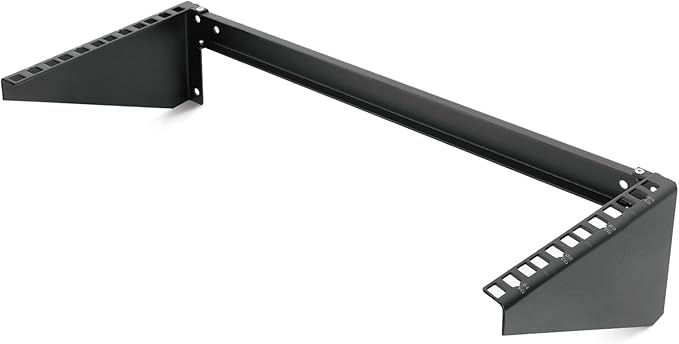 Tecmojo 4U Foldable Vertical Wall Mount Rack and Wall Mountable Patch Panel Bracket for 19" Rack Mount Network and Server Equipment