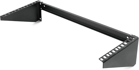 Tecmojo 4U Foldable Vertical Wall Mount Rack and Wall Mountable Patch Panel Bracket for 19" Rack Mount Network and Server Equipment
