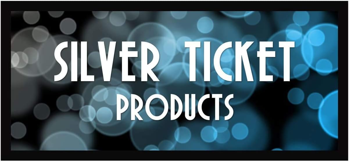 Silver Ticket Products STR Series 6 Piece Home Theater Fixed Frame 4K / 8K Ultra HD, HDTV, HDR & Active 3D Movie Projection Screen, 2.35:1 Format, 115" Diagonal, Grey Material STR-235115-G