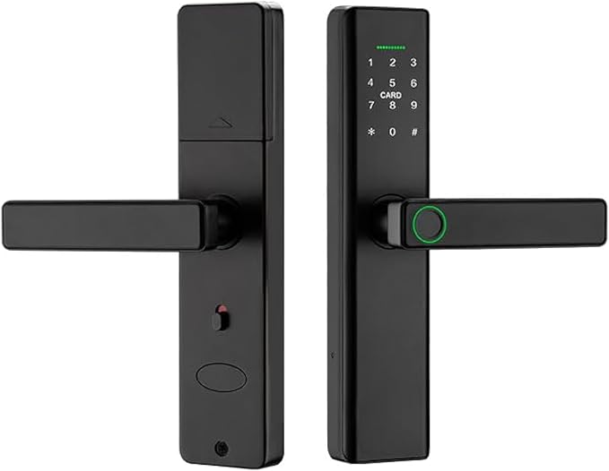 Smart Lock Fingerprint Door Lock with Touch Screen Password Electronic Locks, (No APP Control)