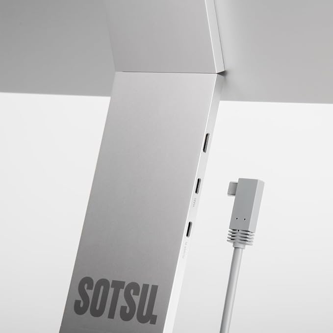 SOTSU FlipAction Elite 16" Portable Monitor | 4K | Super Compact | Pivot Rotate | 3840x2400 DCI P3 | 60Hz | 450 Nits | Full Metal CNC | Perfect Match for Mac and Windows (Silver)