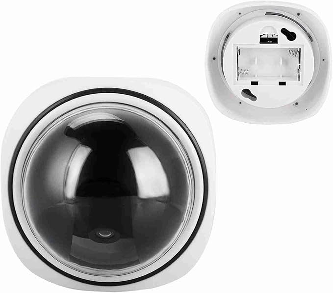 Dioche High Simulation Dome Camera Home Security Hemispherical Fake Camera Indoor Outdoor Surveillance Dummy Camera