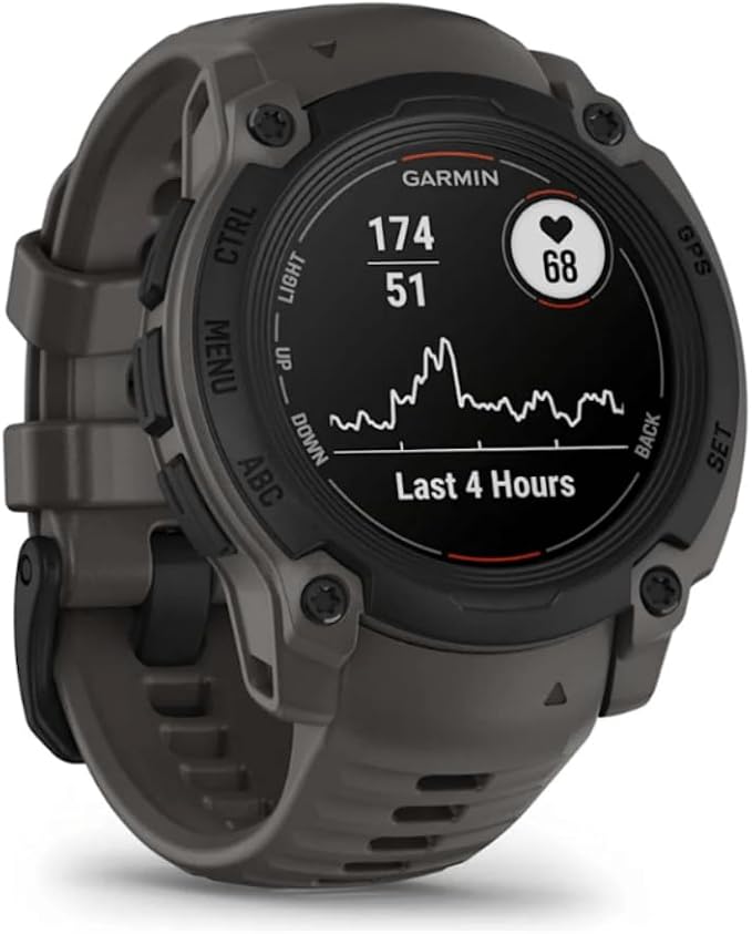 Garmin Instinct® E 40mm, Rugged Outdoor GPS Smartwatch, 24/7 Health Monitoring, Wrist-Based Heart Rate, Up to 16 Days of Battery Life, Charcoal