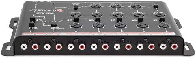 Stetsom STX 104 PRO - Crossover, 5 Way Channels, Digital Electronic Car Audio, Output Signal Processor, Car Audio Crossover High Precision, Audio Crossover, Crossover Adjustment, Audio Equalization