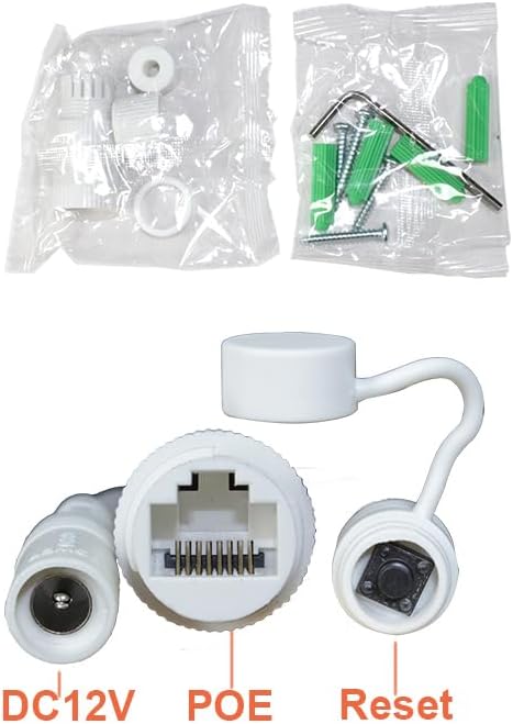 Sinis 5mp Wired Security Camera Outdoor, IP PoE Dome Surveillance Camera, Human & Motion Detection, Only Work with NVR, 100Ft Dual Light Night Vision, IP67,2.8mm Lens, Build in Mic