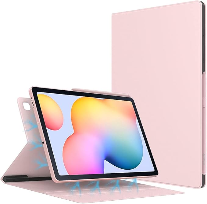 TiMOVO Case for All-New Samsung Galaxy Tab S6 Lite 10.4 Inch 2024/2022/2020, Ultra Slim Lightweight Magnetic Stand Cover Fit Galaxy Tab S6 Lite Tablet, Light Pink