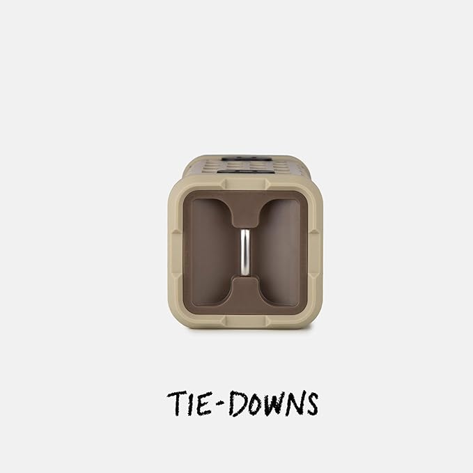 Turtlebox Ranger: Loud! Outdoor Portable Bluetooth 5.4 Speaker | Rugged, Waterproof, Ultra-Portable | Plays to 105db, Deep Bass, Shockproof, Unlimited Pairing for Full Stereo Experience, Tan