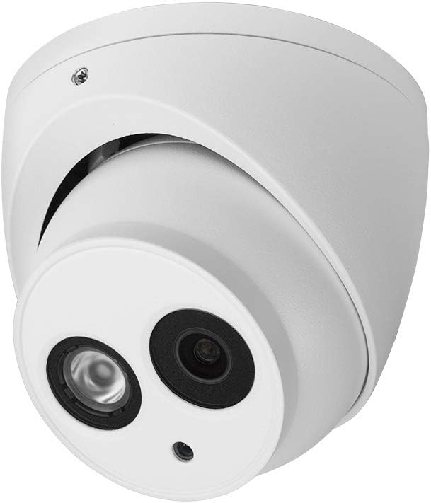 R-Tech 2MP 4-in-1 AHD/CVI/TVI/Analog Outdoor/Indoor Turret Dome Camera with Matrix IR Night Vision – 2.8mm Fixed Lens – White