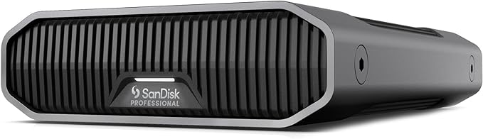 SanDisk Professional 12TB G-Drive Enterprise-Class External Desktop Hard Drive - 7200RPM Ultrastar HDD Inside, USB-C (10Gbps), USB 3.2 Gen 2, Mac Ready - SDPHF1A-012T-NBAAD