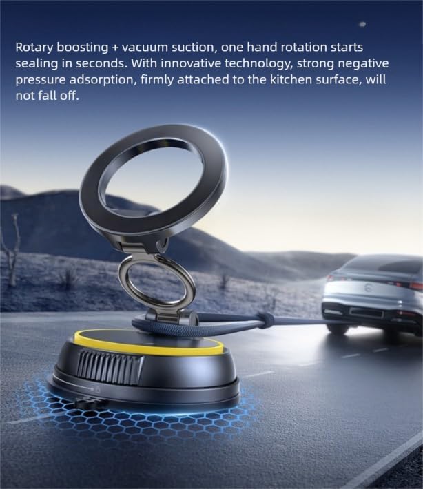 Car Mobile Phone Holder Suspension Central Control Screen Special Hidden Integrated 360 Degree Adjustment Direction Free Paste (MG-ZJ03chang)
