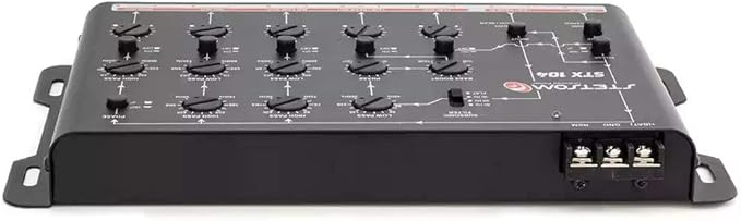 Stetsom STX 104 PRO - Crossover, 5 Way Channels, Digital Electronic Car Audio, Output Signal Processor, Car Audio Crossover High Precision, Audio Crossover, Crossover Adjustment, Audio Equalization