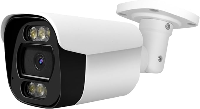 1080P CCTV Camera (Hybrid 4-in-1 HD-CVI/TVI/AHD/960H Analog CVBS) Outdoor Indoor, 6pcs IR-LEDs, ICR, 2.8mm Lens, 105° Wide Angle, Full Metal Housing, for 960H,720P,1080P,5MP,4K Analog DVR