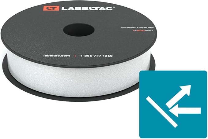 LabelTac LT4/LT4P/LTPX Reflective Tape Supply 1" x 75' White