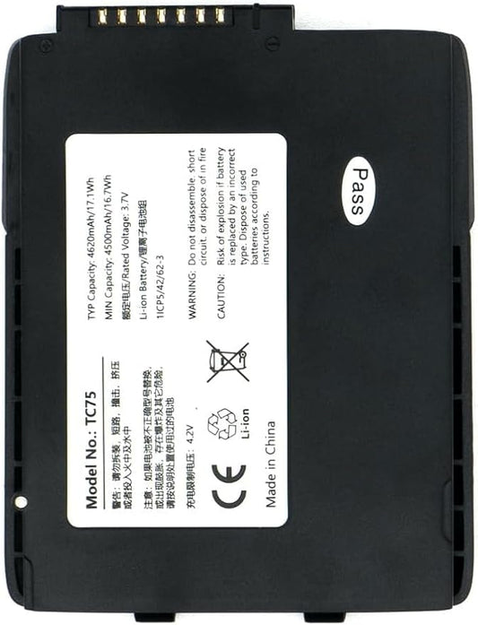 TC77 Battery Replacement for Zebra Symbol Motorala TC77 TC70 TC72 TC75 TC55 Series Barcode Scanner BT-000318 Battery
