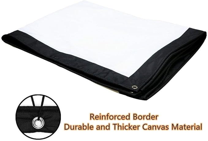 300 Inch Projector Screen Portable Outdoor Movie Screen, YF2009SZ Big Size Folding HD Projection Screen 16:9 for Home Theater/Office/Camping/Party