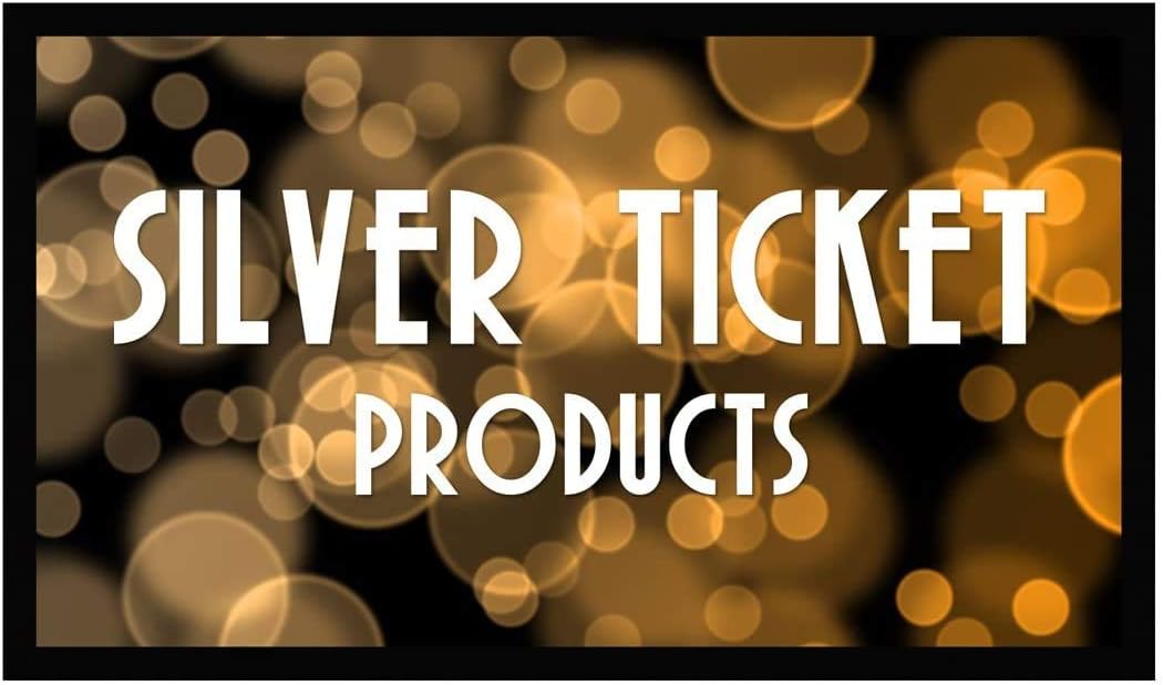 Silver Ticket Products STR Series 6 Piece Home Theater Fixed Frame 4K / 8K Ultra HD, HDTV, HDR & Active 3D Movie Projection Screen, 16:9 Format, 135" Diagonal, Silver Material STR-169135-S