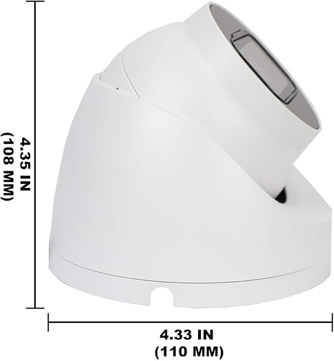 R-TECH 4-in-1 AHD/CVI/TVI/Analog Outdoor/Indoor Turret Dome Camera (8MP/4K)