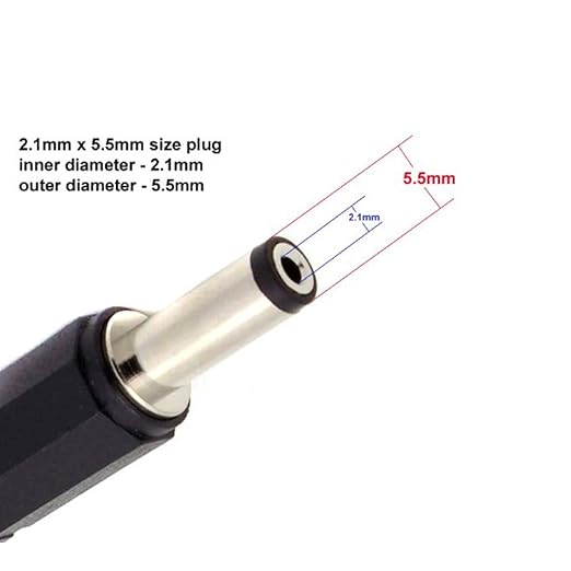 DC Power Cable Security Camera Splitter CCTV Security Power Splitter 2 Pack (1 Female to 8 Male, 5.5X 2.1mm)