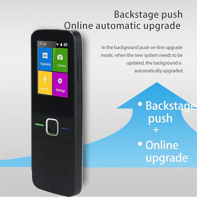Language Translator Device, Portable Instant Translator Device Supports WiFi/Bluetooth/Offline Two-Way Real-Time Online 137 Languages Smart Language Translator for Travel Business Learning 25 Upgraded
