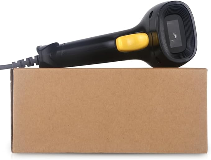 Handheld USB Barcode Scanner Wired 1D Bar Code Reader for Supermarket, Convenience Store, Warehouse