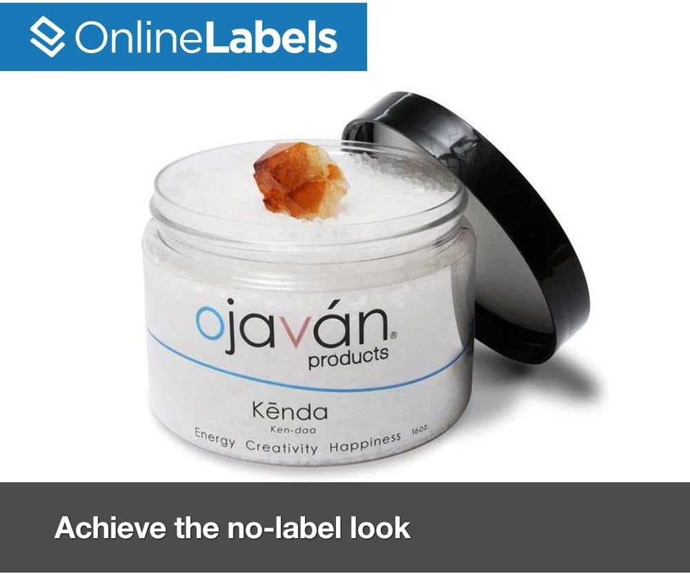 8.5 x 11 Crystal Clear Gloss Sticker Paper (Inkjet Printers Only) - 250 Sheets - Full Sheet Labels - OnlineLabels