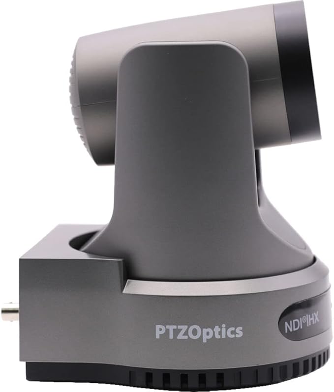 PTZOptics 3 x Move 4K SDI/HDMI/USB/IP PTZ Camera with 20x Optical Zoom (Gray) (PT20X-4K-GY-G3) PT-Joy-G4 Joystick Controller + 3 x Universal Wall Mount (Black) + Cleaning Kit + Wire Straps