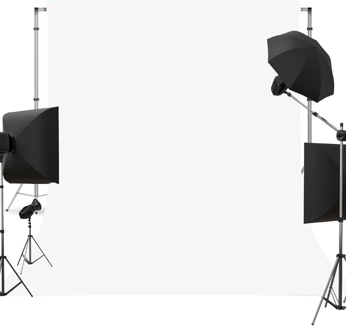 White Photo Backdrop for Photoshoot White Background for Photography Photo Backdrop Curtain for Party 10 x 10 FT