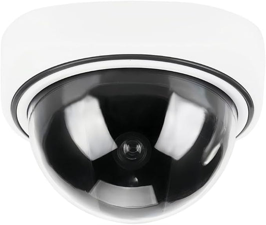 Dioche High Simulation Dome Camera Home Security Hemispherical Fake Camera Indoor Outdoor Surveillance Dummy Camera