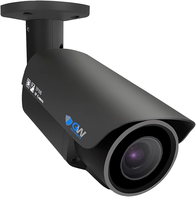 GW Security 16 Channel 4K 8MP Network NVR HD 5MP IP Security Camera System with 16 x 1920P Outdoor 2.8-12 mm 4X Optical Motorized Zoom PoE Bullet Cameras and Pre-installed 4TB HDD