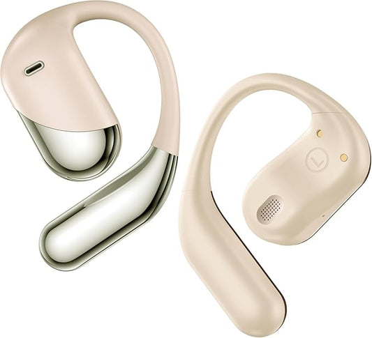 EUQQ AI Translation Earbuds 144 Languages, Real-Time Language Translator Earphones, Open Ear Bluetooth 5.4 Headset for Travel Business Language Learning