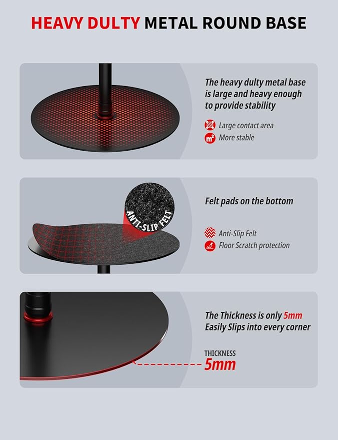 IFOOTAGE A400 Round Base Monopod, 79'' Light Stand Tripod Alternative, Aluminum Studio Camera Tripod Monopod Stand for Video Recording, Live Streaming, Interview, Payload 22lb
