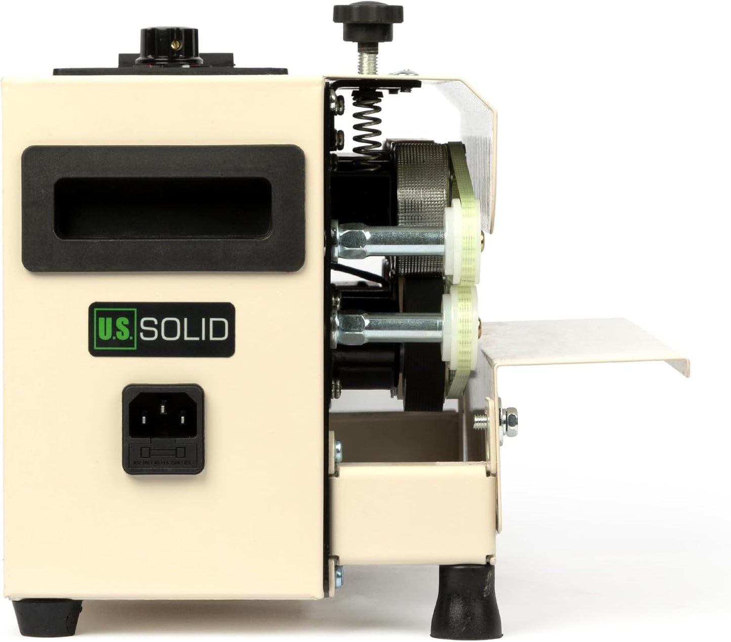 U.S. Solid Continuous Bag Band Sealer Sealing Machine, Automatic Horizontal Band Sealer with Digital Temperature Control for 0.02~0.5mm PVC Bags Films 110V/60HZ
