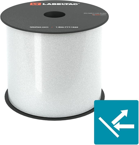 LabelTac LT4/LT4P/LTPX Reflective Tape Supply 4" x 75' White