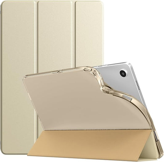 TiMOVO Case for Samsung Galaxy Tab A9+/A9 Plus 11" 2023, Slim Soft TPU Translucent Frosted Back Protective Cover for Galaxy Tab A9+ Tablet SM-X210/X216/X218, Auto Wake/Sleep, Champagne Gold