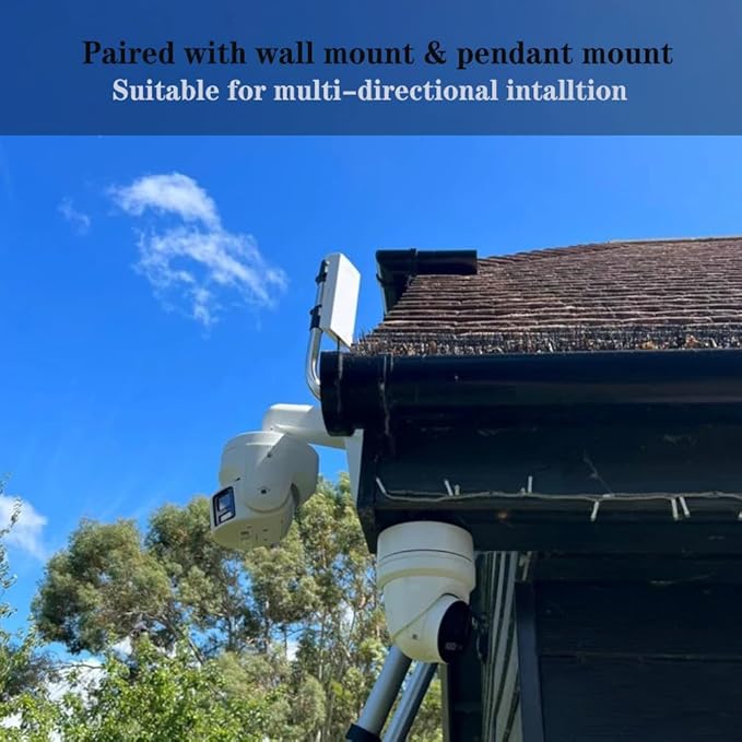 DS-2CD2387G2P-LSU/SL 4MM 8MP 4K Panoramic PoE IP Camera, Color-Vu,Human/Vehicle Detection, with Dual Lens, 180° Filed of View,Colorful Night vision, SD Card Slot support 512GB International Version