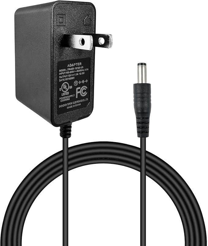 TIGERSECU UL Certified Security Camera AC/DC Power Adapter, 12V 1A 100V-240V 2.1x5.5mm Power Supply, Compatible with Lorex, Night Owl, Swann, ZOSI, Reolink, Annke IP and BNC Cameras (2-Pack)