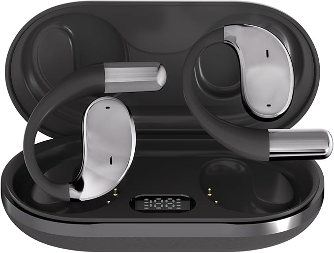 Language Translator Earbuds, Two-Way Instant Language Translator Real Time with APP for 130 Languages,Fast Reaction Translation Device (Grayish Black)