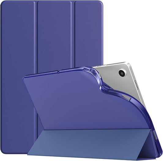 TiMOVO Case for Samsung Galaxy Tab A9+/A9 Plus 11" 2023, Slim Soft TPU Translucent Frosted Back Protective Cover for Galaxy Tab A9+ Tablet SM-X210/X216/X218, Auto Wake/Sleep, Marin Blue