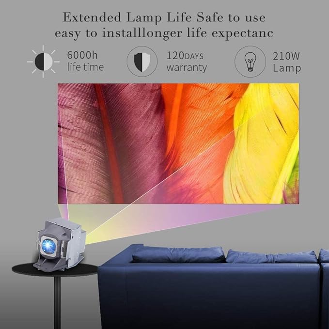 FP240G BL-FP240G Replacement Projector Lamp with Housing for Optoma HD143X HD144X HD270E HD27BE HD27E WU334 WU335 WU336 WU337 DH350 EH334 EH335 EH336 EH337 Projectors (Brown)