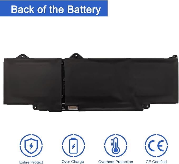 JOTACT R73TC DR02P Laptop Battery Compatible with Dell Latitude 3440 3540 3580 3340 3480 5340 5440 5540 Series Notebook GTG7N 2X1V9 GRWKG KDM9P 11.4V 54Wh 4623mAh