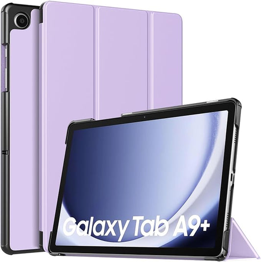 TiMOVO Case for Samsung Galaxy Tab A9+/A9 Plus 11 Inch 2023, Slim Lightweight Stand Hard Back Shell Protective Cover for Galaxy Tab A9+ Tablet SM-X210/X216/X218, Auto Wake/Sleep, Lilac