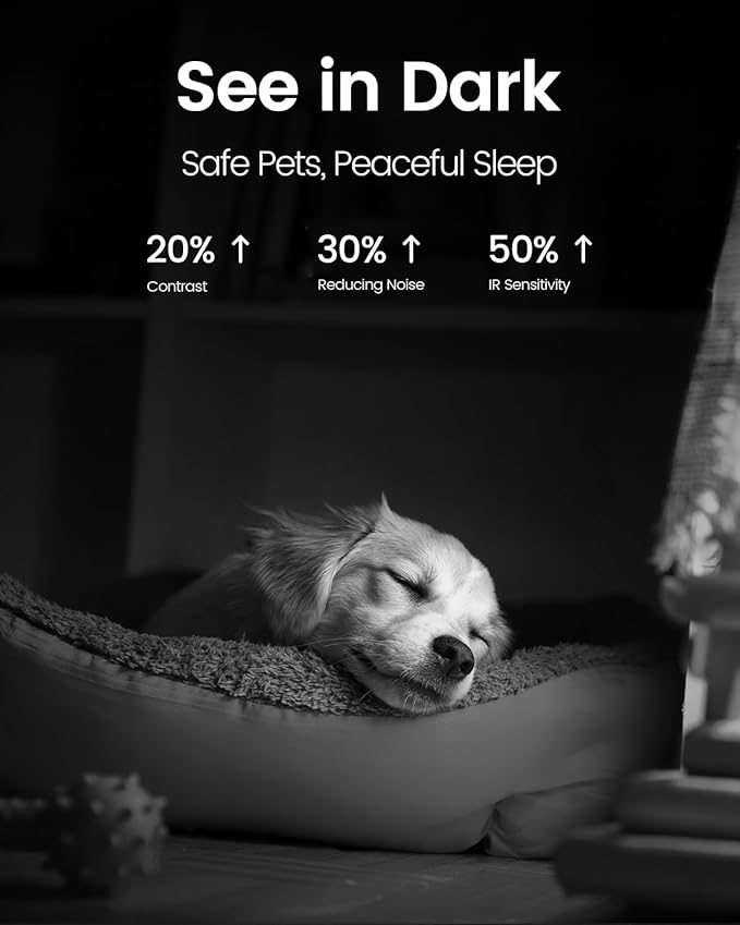 VIMTAG 5G 4MP Indoor Cameras for Home Security, Pet Camera Indoor with Phone App, Dog Cam, Human Detection, 2-Way Audio, 360 Motion Tracking, IR Night Vision, Compatible with Alexa