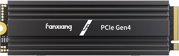 2TB NVMe M.2 Gaming SSD for PS5 with Heatsink PCIe 4.0 2280 Up to 7300MB/s,3D NAND TLC Flash with Dynamic SLC Cache, Internal SSD Suitable for PS5 Enthusiasts, Technology Enthusiasts, IT Professionals