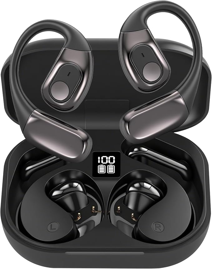 AI Translation Earbuds Real Time, 3-in-1 Translator Earbuds 164 Languages & Accents, Audifonos Traductores Inglés Español,Open Ear Wireless Headphones with Charging Case fit iOS & Android