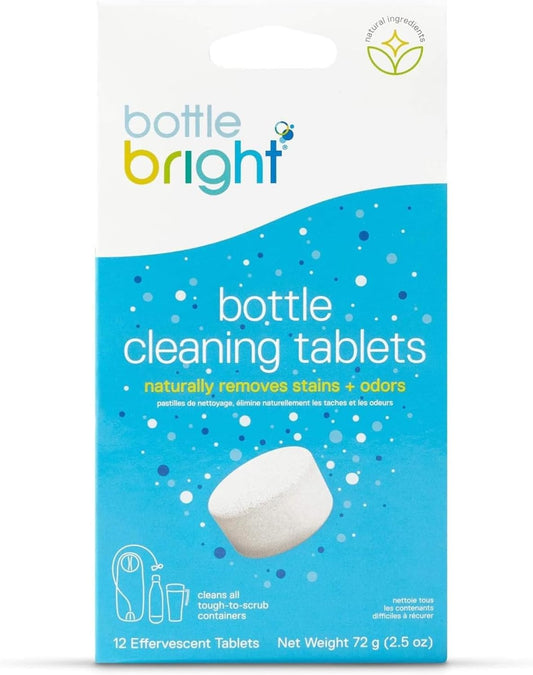 Bottle Bright - Clean Stainless Steel, Thermos, Tumbler, Insulated and Reusable Water Bottles â Cleaning Tablets are Easy and Safe to Use