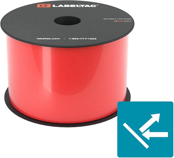LabelTac LT4/LT4P/LTPX Reflective Tape Supply 3" x 75' Red