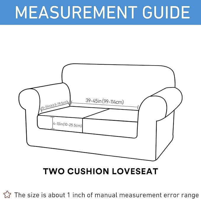 hyha Waterproof Couch Cushion Covers, Stretch Sofa Couch Seat Slipcover for Dog Washable, Non-Slip Waterproof Outdoor Cushion Covers for Patio Furniture Replacement (1 Piece for Medium, Dark Grey)